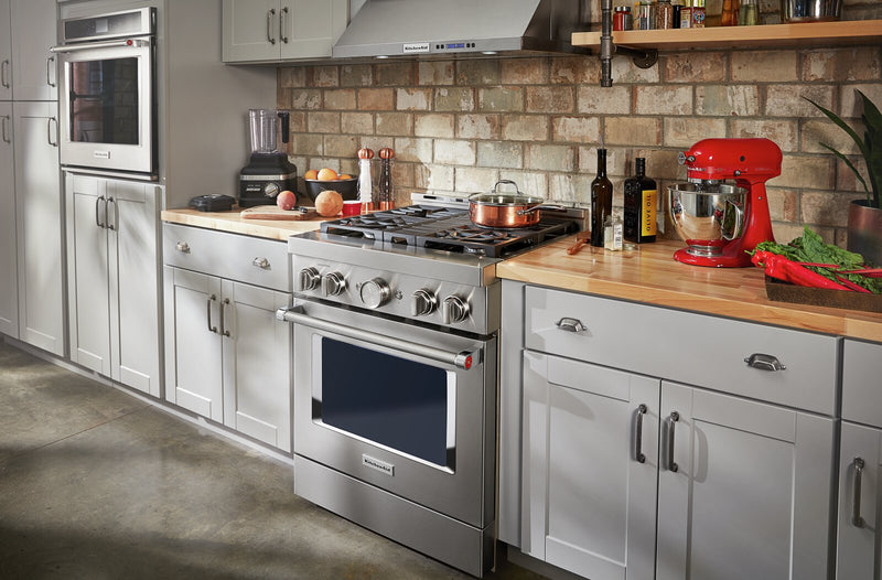 Cuisinière intelligente hybride KitchenAid de 4,1 pi³ avec autonettoyage - acier inoxydable - KFDC500JSS