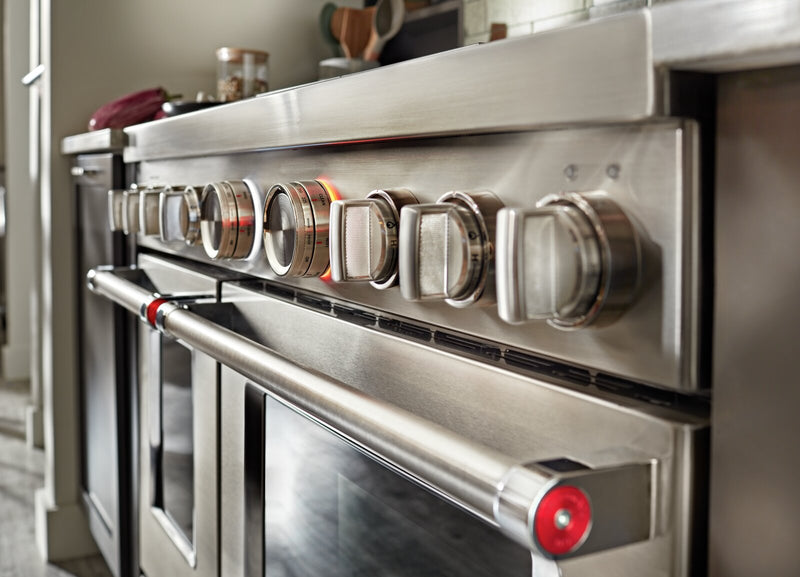 Cuisinière intelligente à gaz KitchenAid de 6,3 pi³ avec autonettoyage - acier inoxydable - KFGC558JSS