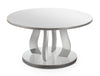 Table à café somptueuse Laurel de 36 po - miroir 