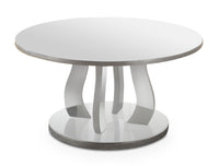 Table à café somptueuse Laurel de 36 po - miroir