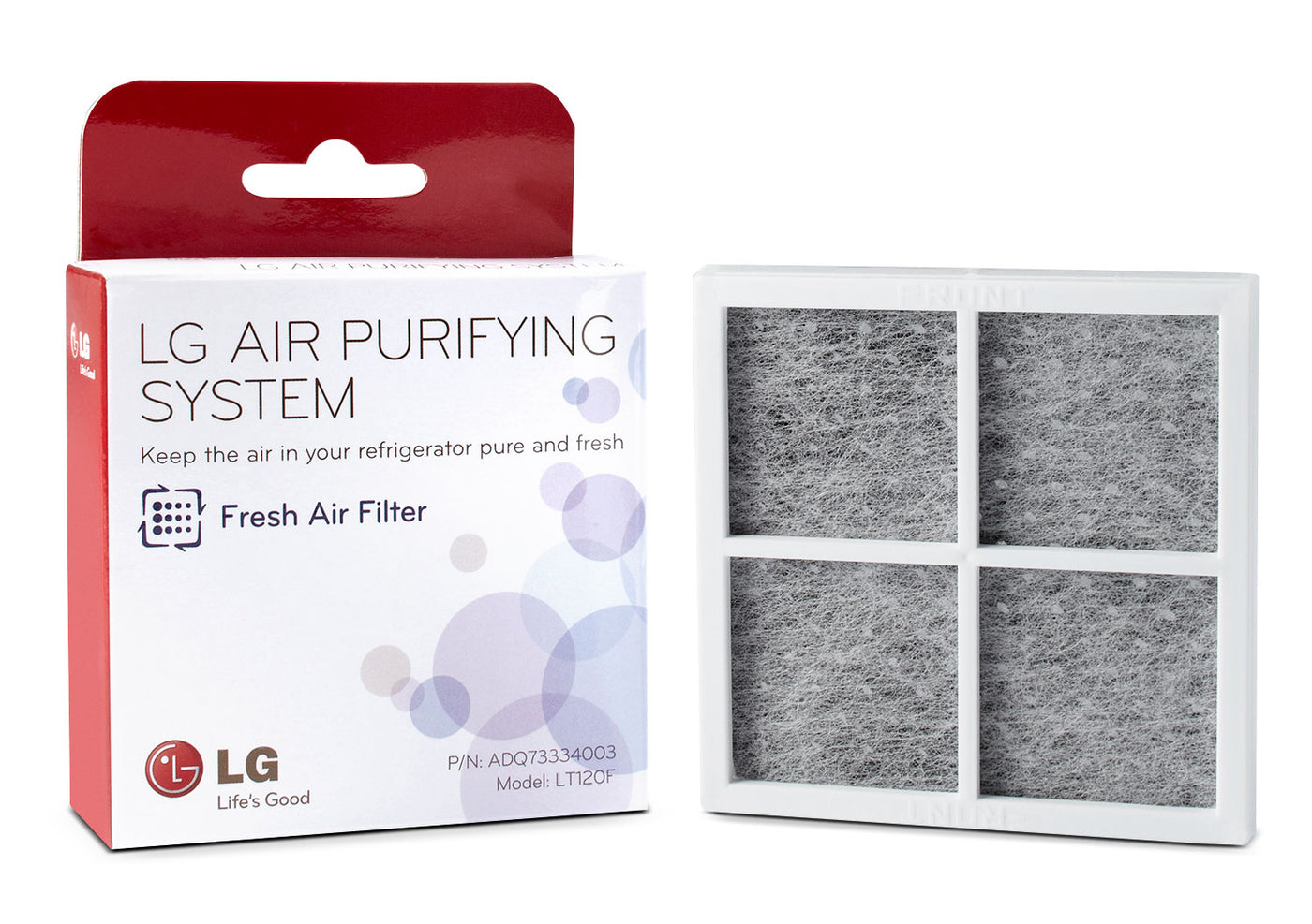 5 packs Filtre à air de réfrigérateur pour Lg Lt120f, filtre à air de  remplacement