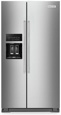 Réfrigérateur KitchenAid de 24,8 pi3 à compartiments juxtaposés - KRSF705HPS