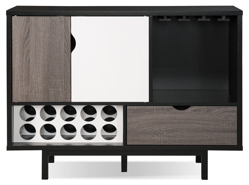Armoire bar Perth avec rangement pour le vin