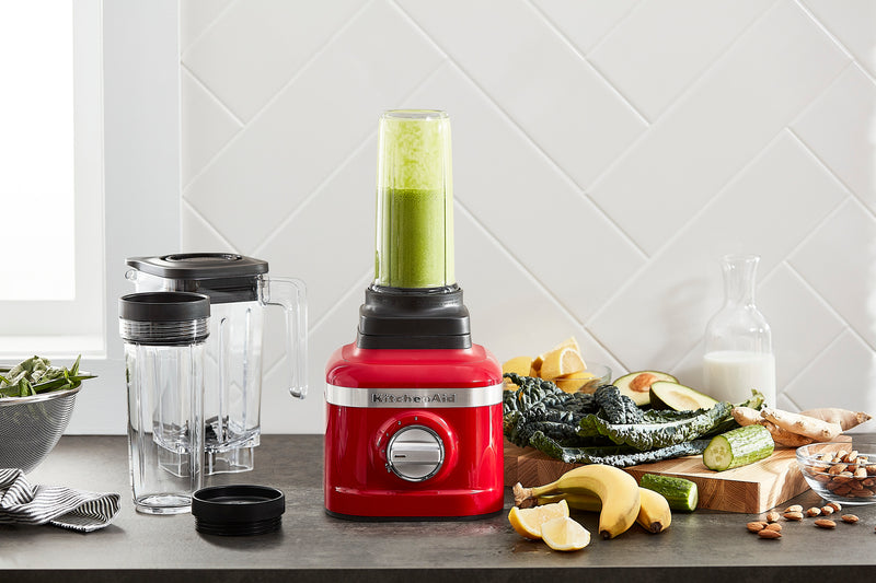 Mélangeur KitchenAid K150 3 vitesses, broyeur à glace et 2 gobelets mélangeurs individuels-KSB1332PA
