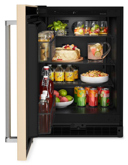 Réfrigérateur KitchenAid de 5 pi³ et de 24 po sous le comptoir - panneau personnalisable - KURL114KPA