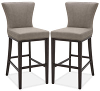 Tabouret bar Quinn, ensemble de 2 - taupe