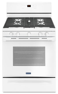  Cuisinière à gaz Maytag de 5 pi³ avec technologie AquaLiftMD - blanche - MGR6600FW