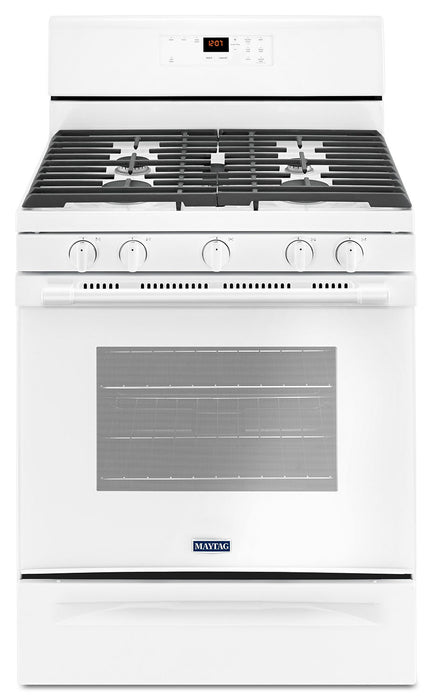 Cuisinière à gaz Maytag de 5 pi³ avec technologie AquaLiftMD - blanche - MGR6600FW