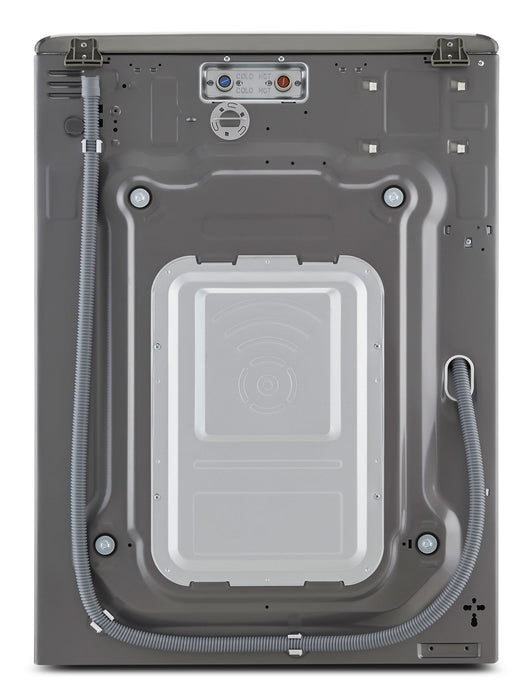 Laveuse à chargement frontal de 6,0 pi³ et sécheuse électrique de 9,0 pi³ de LG - acier graphite