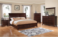 Ensemble de chambre à coucher Sonoma 7 pièces avec très grand lit