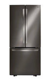 Réfrigérateur LG de 21,8 pi³ à portes françaises à congélateur inférieur - LRFNS2200D