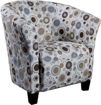  Fauteuil d'appoint de style gondole en tissu - Sundial 