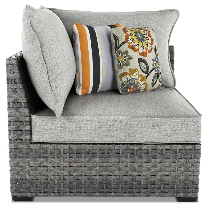 Fauteuil de coin Salem pour la terrasse, ensemble de 2