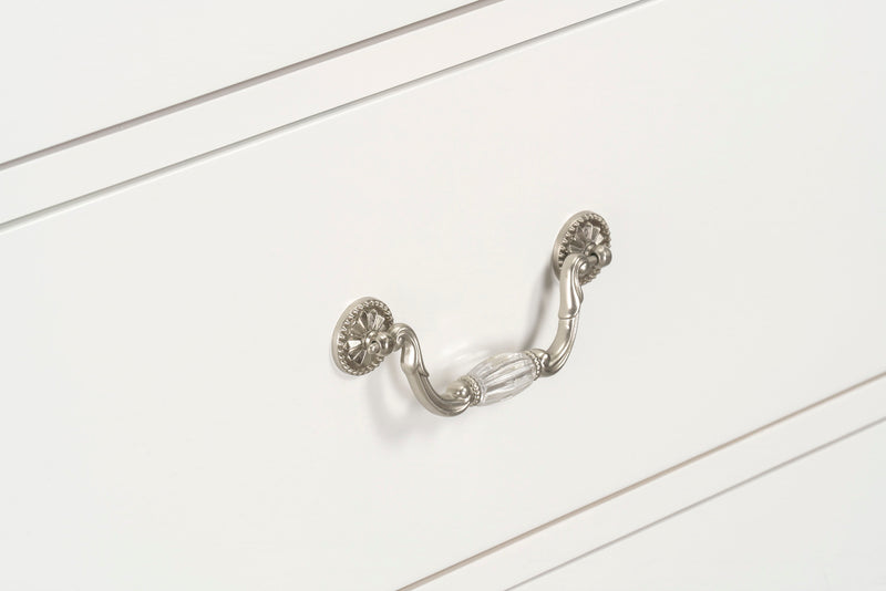 Commode verticale Livy de 35 po (L) à 5 tiroirs pour enfants - blanche