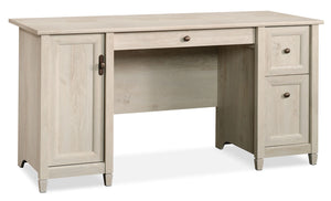 Bureau d’ordinateur Edge Water de 59,06 po - marron blanchi