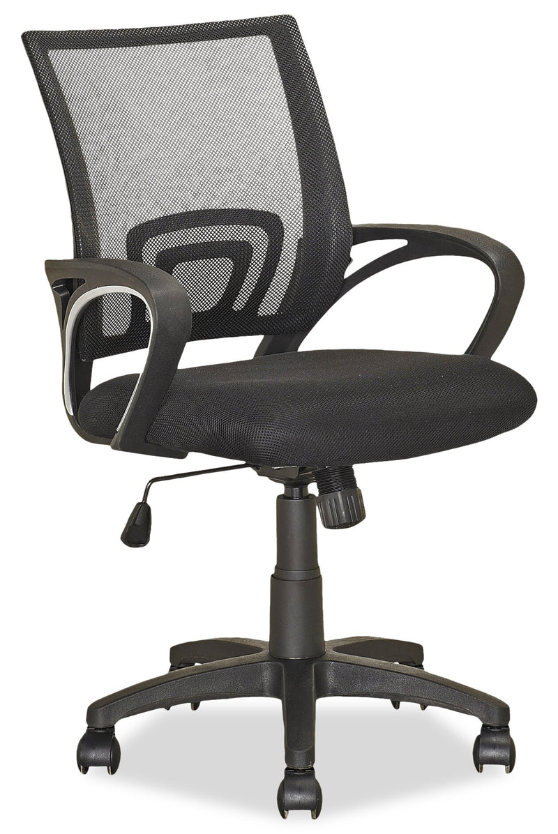 Memphis Soft Fabric Office Chair with Back Support