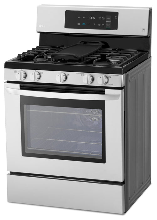 Cuisinière électrique amovible LG de 5,4 pi³ à convection avec autonettoyage – LRG3193ST