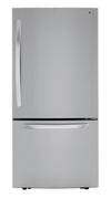 Réfrigérateur LG de 26 pi³ à congélateur inférieur - LRDCS2603S