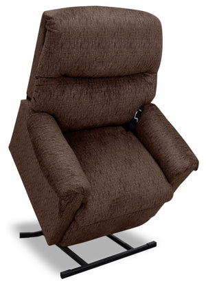 481 Textured Chenille 3-Position Power Lift Recliner - Sepia | Fauteuil basculeur à inclinaison électrique 481 à 3 positions en chenille - sépia | 481BRLPC