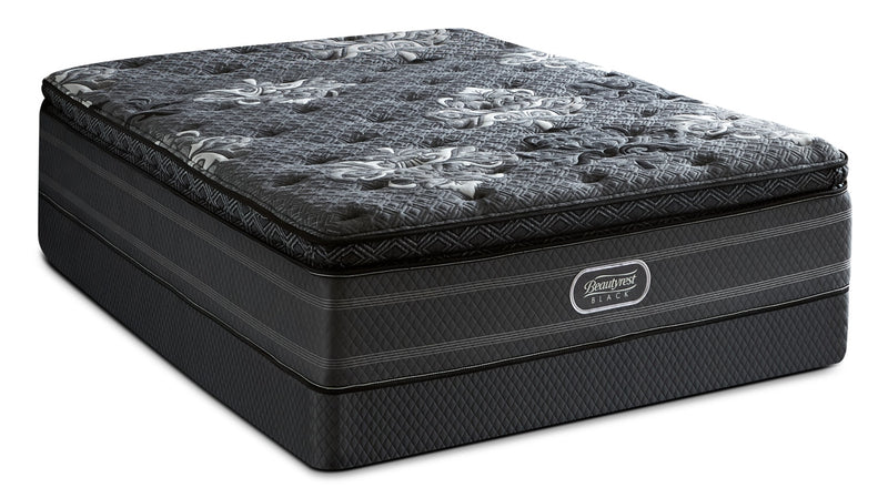 Ensemble matelas semi-ferme plateau-coussin épais Devotion Beautyrest Black pour très grand lit