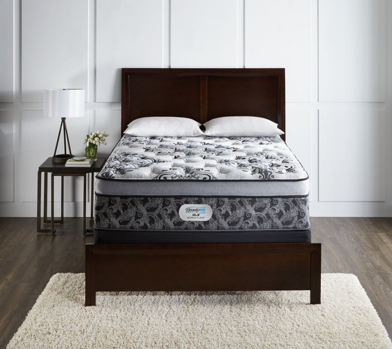 Matelas ferme à Euro-plateau GL5 Genesis de Beautyrest World Class pour très grand lit