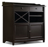 Armoire décorative Edge Water avec rangement pour le vin – noir Estate