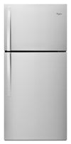 Réfrigérateur Whirlpool de 19,2 pi³ et de 30 po à congélateur supérieur - acier inoxydable monochrome - WRT549SZDM
