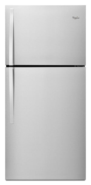 Réfrigérateur Whirlpool de 19,2 pi³ et de 30 po à congélateur supérieur - acier inoxydable monochrome - WRT549SZDM