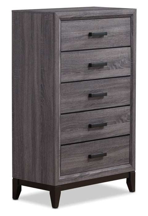 Ensemble de chambre à coucher Kate 7 pièces avec très grand lit