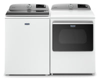 Laveuse à chargement par le haut de 5,4 pi3 et sécheuse électrique de 7,4 pi3 de Maytag - blanches