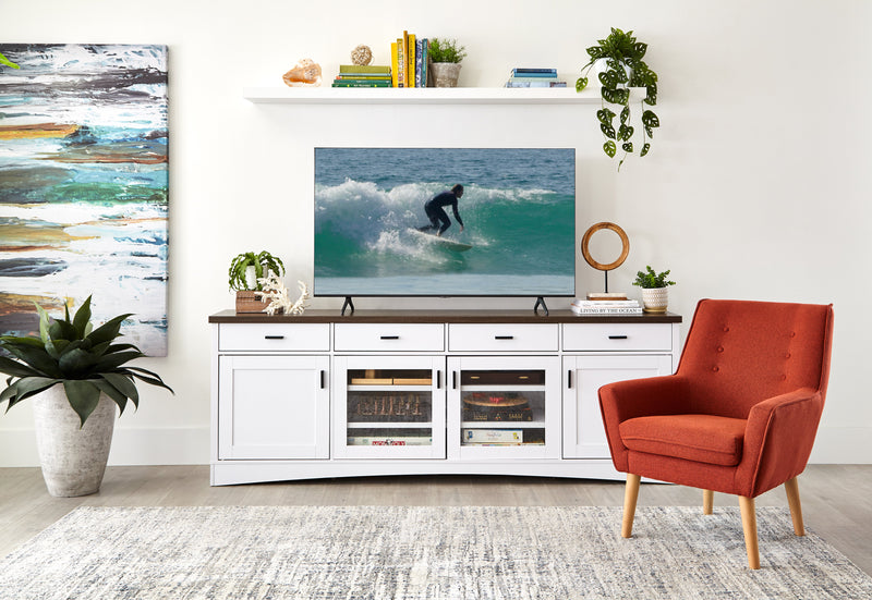 Fauteuil d'appoint Arni en tissu d'apparence lin orange Brick