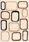 Carpette à poil long géométrique - 8 pi x 11 pi