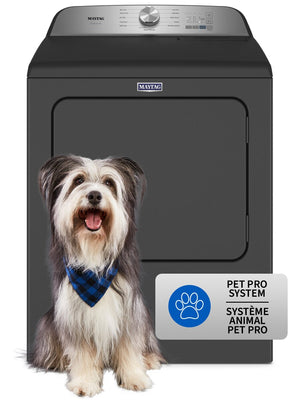 Sécheuse à gaz Maytag Pet Pro de 7 pi³ - noir volcan - MGD6500MBK