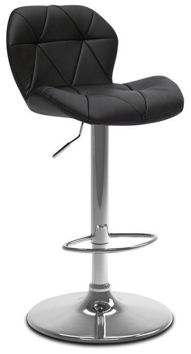 Tabouret bar réglable Emry, ensemble de 2 - noir