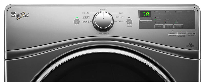 Laveuse à chargement frontal de 5,2 pi³ et sécheuse électrique de 7,4 pi³ de Whirlpool