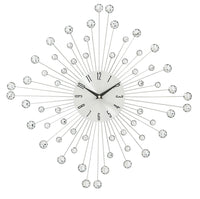 Horloge murale en métal et en acrylique – 19 po x 19 po
