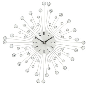 Horloge murale en métal et en acrylique – 19 po x 19 po