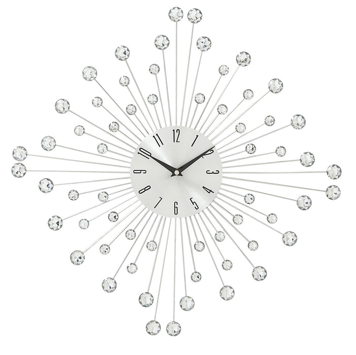 Horloge murale en métal et en acrylique – 19 po x 19 po