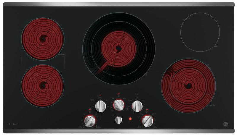Surface de cuisson électrique GE ProfileMC de 36 po - PP7036SJSS