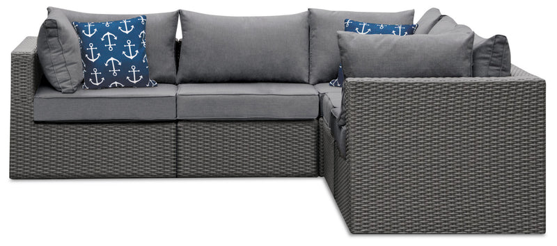 Ensemble Morris 5 pièces pour la terrasse avec rangement