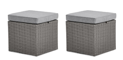 Morris Small Patio Ottoman, Set of 2
