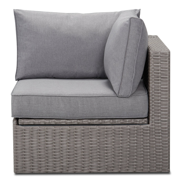 Fauteuil en coin Morris pour la terrasse avec rangement