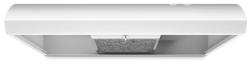 Hotte de cuisinière installation sous les armoires Whirlpool de 30 po avec système FIT - UXT3030ADW 