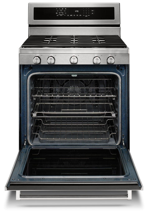 Cuisinière à gaz KitchenAid de 5,8 pi³ à convection avec tiroir-réchaud — acier inoxydable