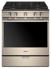 Cuisinière au gaz coulissante intelligente, grilles en fonte à charnière EZ-2-Lift™, 5,8 pi3