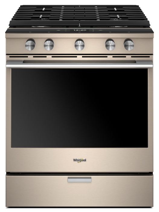 Cuisinière au gaz coulissante intelligente, grilles en fonte à charnière EZ-2-Lift™, 5,8 pi3