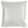 Coussin décoratif Metallika - blanc perle