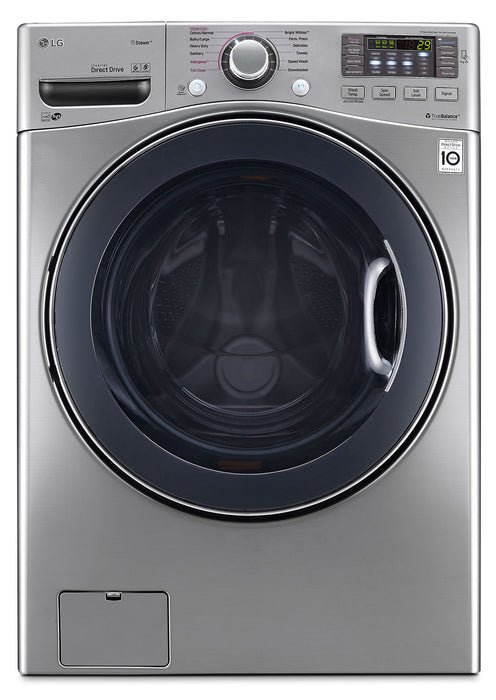 Laveuse TWINWash de 5,2 pi³, sécheuse de 7,4 pi³, laveuse-piédestal et piédestal de rangement de LG