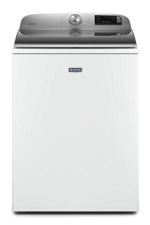 Laveuse intelligente Maytag à chargement par le haut de 5,4 pi³ - blanche - MVW6230HW