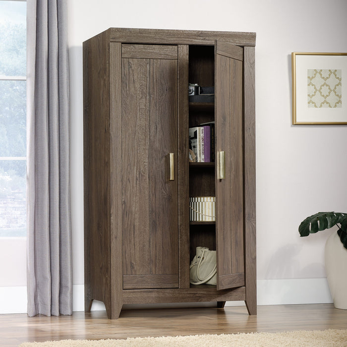Armoire de rangement large Adept - chêne fossile